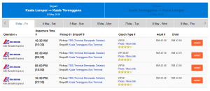 adik beradik express destinasi